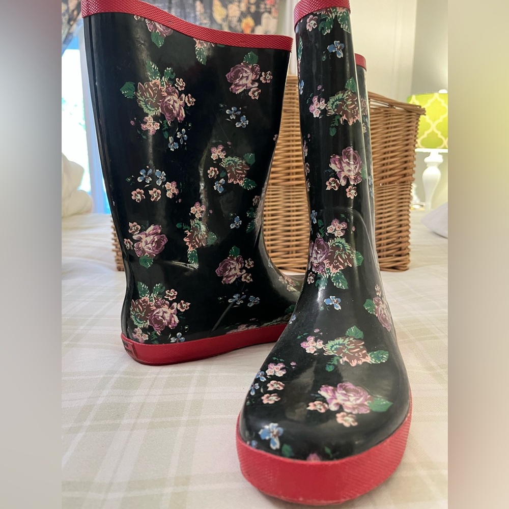 EUC Tamara Henriques floral rain boots, EU 40